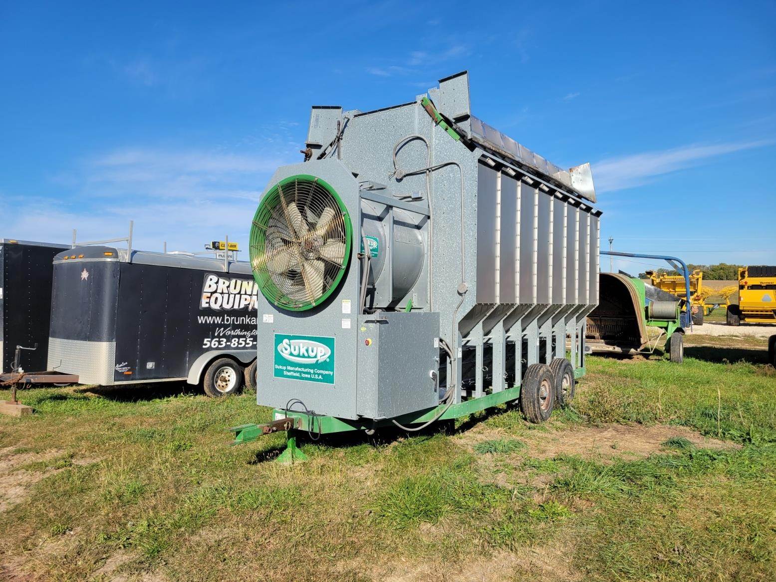 Sukup T1611AS Grain Dryer For Sale, 3,891 Hours Worthington, IA