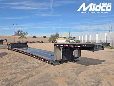2026 Alpha HD A70HDGM 35 TON MINI DECK HYDRAULIC DETACH Double Drop Trailer, Used, Arizona, 53x102, air ride