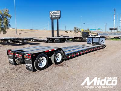 2025 Alpha HD A80MG 40 TON MECHANICAL DETACHABLE Double Drop Trailer, Used, Arizona, 48x102