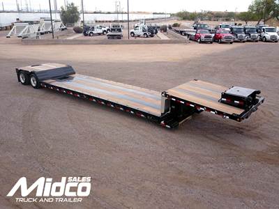 2024 XL Specialized XL 80 MDE Double Drop Trailer, New, Arizona, 45-49 ft, Tandem Axle, 48x102", Air Ride, Steel, Apitong, Extendable IN STOCK