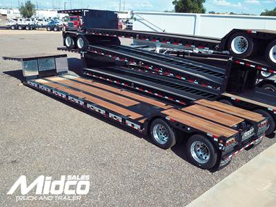 2023 XL Specialized XL 80 MFG Double Drop Trailer, New, Arizona, 45-49 ft, Tandem Axle, 48x102, Air Ride, Steel, Apitong IN STOCK