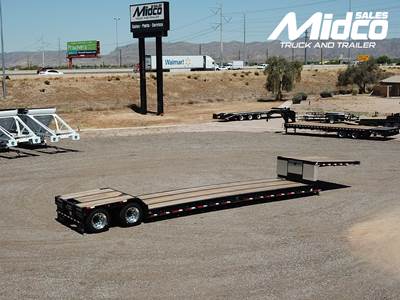 2024 XL Specialized XL 80 MFG Double Drop Trailer, New, Iowa, Arizona, 45-49 ft, 48x102, tandem axle, 48x102, air ride, tandem axle IN STOCK