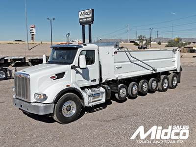 2022 Peterbilt 567 Dump Truck - K & H Dump Body, Used, Arizona, Heavy Duty, Automatic