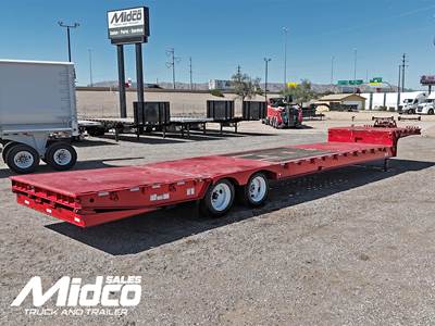 2009 Load King HFT70RS hydraulic tail, used, Arizona, 48x102, air ride Equipment Transport Trailer