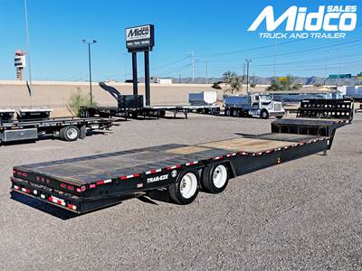 2018 Trail-Eze E80XT48DD Equipment Transport Trailer, Used, Arizona, 48x102, air ride IN STOCK