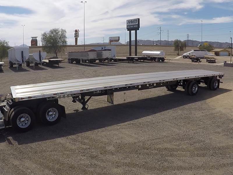 New 2019 Manac 53 COMBO Flatbed Trailer, 53x102, Tandem Axle, Rear