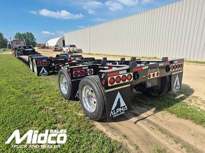 2027 Alpha HD A120HDG S2F Lowboy Trailer 60 ton RGN, Iowa, Arizona, New