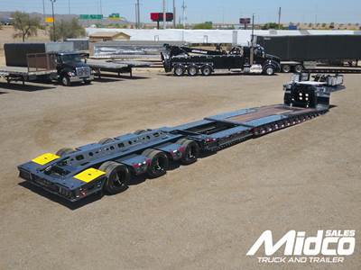 2025 Landoll 850Xt Bus Hauler RV Coach Lowboy Trailer, New, Kansas, Arizona, 50 Ton,  Tri Axle, Air Ride, Steel