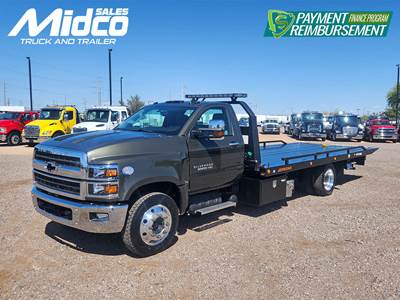 2023 Chevrolet Silverado 6500 HD Rollback Tow Truck - Jerr-Dan Rollback Towing Body, New, Arizona, 20', Medium Duty, Automatic