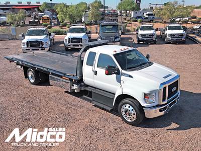 2023 Ford F-750 Extended Cab Rollback Tow Truck - Jerr-Dan Rollback Towing Body, Used, Arizona, 22', Medium Duty, 4x2, Automatic IN STOCK