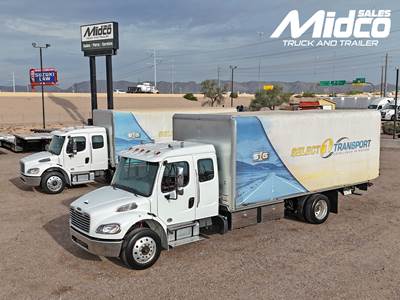 2022 Freightliner M2 106 Extended Cab Rollback Tow Truck - Jerr-Dan Rollback Towing Body, Used, Arizona, Sliding Tarp