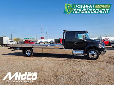 2025 International MV607 Extended Cab Rollback Tow Truck - Jerr-Dan Rollback Towing Body, Arizona, New, Automatic