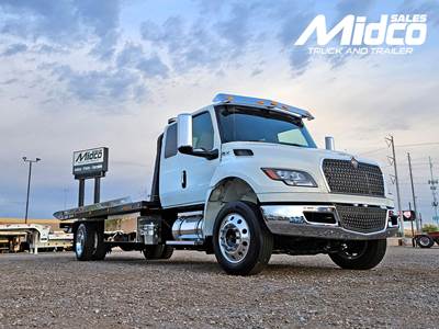 2025 International MV607 Extended Cab Rollback Tow Truck - Jerr-Dan Rollback Towing Body, Arizona, New, Automatic