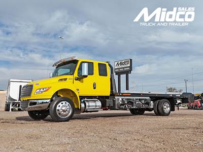 2027 International MV607 Extended Cab Rollback Tow Truck - JERRDAN Rollback Towing Body, New, Automatic, Arizona
