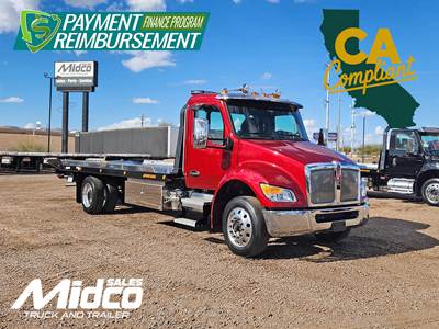 2024 Kenworth T280 Rollback Tow Truck - Jerr-Dan Rollback Towing Body, New, Arizona, 22', Medium Duty, Automatic CA COMPLIANT