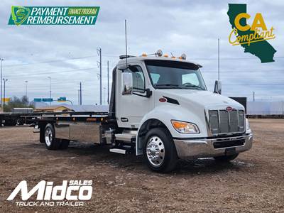 2024 Peterbilt 536 Rollback Tow Truck - Jerr-Dan Rollback Towing Body, New, Arizona, CA Compliant