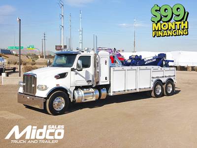 2024 Peterbilt 567 Wrecker Tow Truck - Jerr-Dan Wrecker Body, New, Pennsylvania, Arizona, Heavy Duty, Manual, 18 speed, 6x4