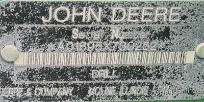 John Deere 1895 Seeder