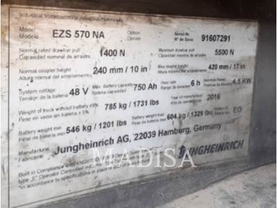 Jungheinrich EZS 570NA Industrial Engine