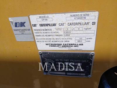 Caterpillar GP15N5-GLE Forklift