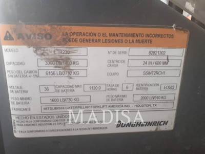 Jungheinrich ETR230D Forklift