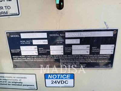 JLG 3246ES Scissor Lift