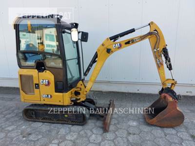 2020 Caterpillar 301.8 Mini Hydraulic Excavator For Sale, 1,224 Hours ...