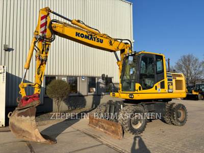 Komatsu PW160-10 Wheeled Excavator