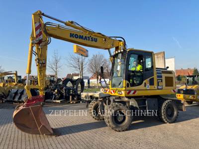 Komatsu PW160-10 Wheeled Excavator