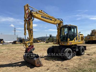 Komatsu PW160-10 Wheeled Excavator