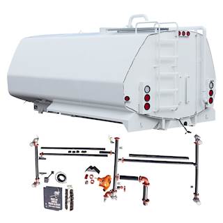 UnitedBuilt U-KIT 2000-6000 Gallon Water Tank Kit for Truck Chassis