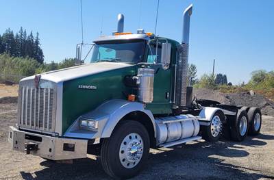 2011 Kenworth T800 Day Cab Truck with drop axle, Zero miles on inframe