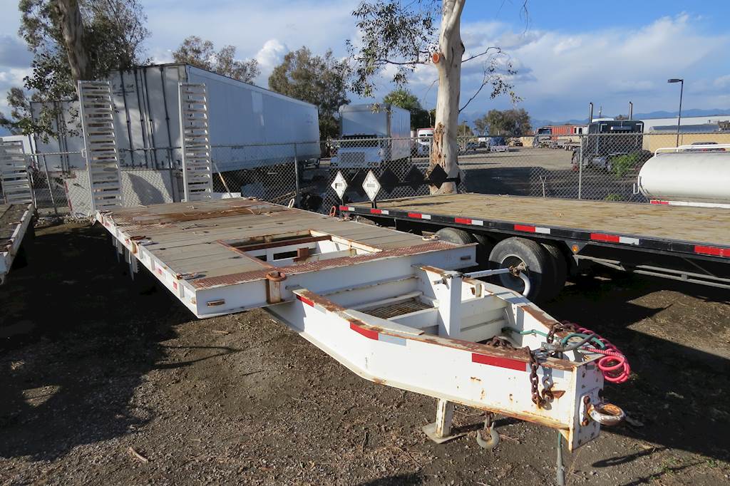 2000 Zieman 2710 Beaver Tail Equipment Trailer For Sale Fontana, CA