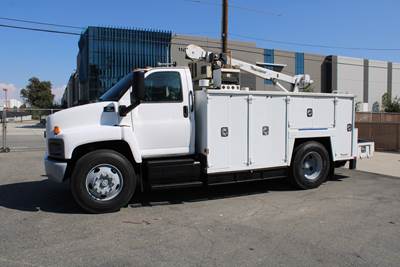 2007 Chevrolet C7500 14 ft Mechanics Service Utility Crane Truck