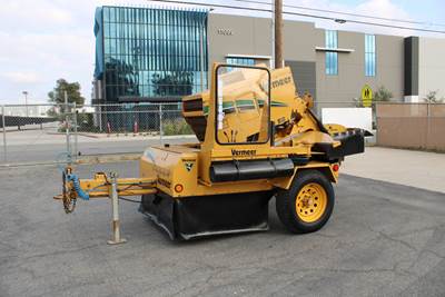 2011 Vermeer SC802 Pull Behind AutoSweep Diesel Stump Grinder Cutter Machine