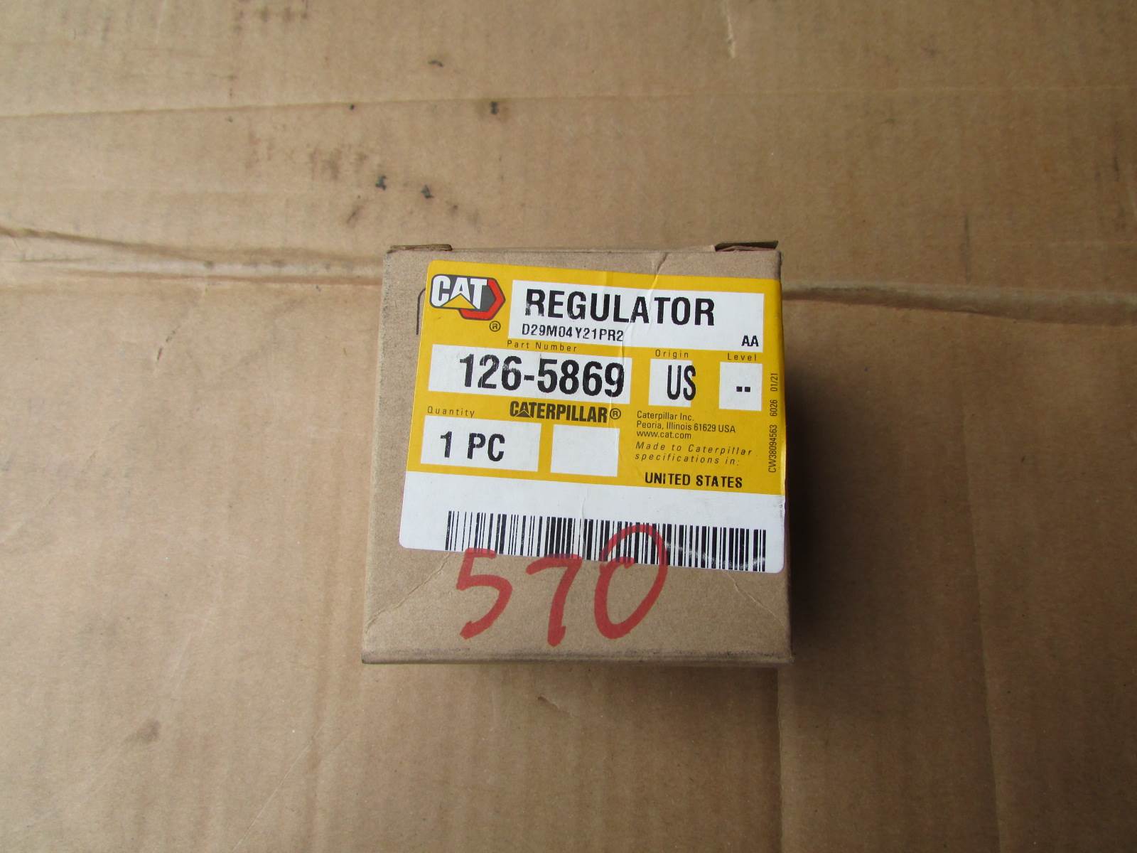 Caterpillar 1265869 Regulator For Sale 100 Mile House, BC, Canada