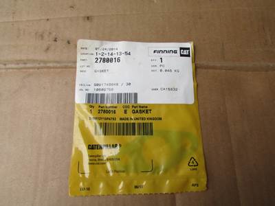 Caterpillar 278-0016 Gasket