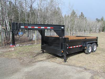 2007 TrailTech Gooseneck Tandem Dump Trailer