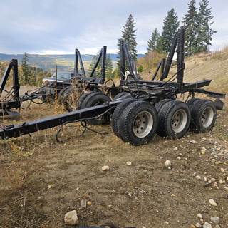 1989 Peerless Tridem Pole Trailer