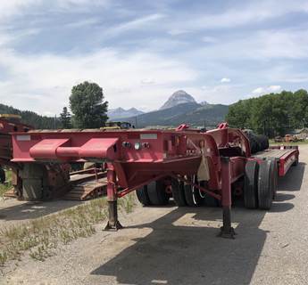 1979 Columbia 16 Wheel T/A Single Drop Lowbed Trailer