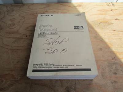 Caterpillar 16H Parts Book