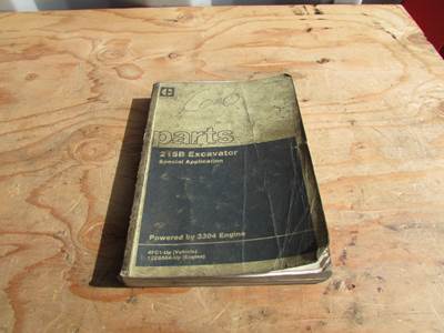Caterpillar 215B Special Application Parts Book