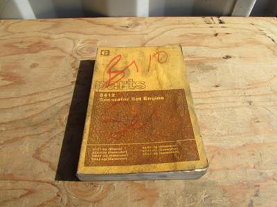 Caterpillar 3412 Generator Set Engine Parts Book