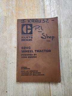 Caterpillar 824C Parts Book