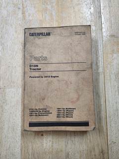 Caterpillar D10N Parts Book