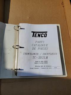 Tenco TC-202LM Snow Blower Parts Book
