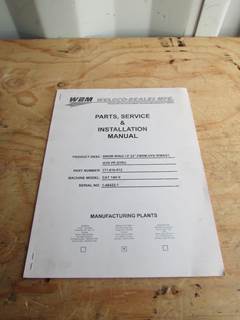 Weldco Beales Cat 14H II 12' Snow Wing Parts, Service and Installation Manual