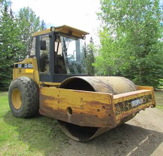 1997 Caterpillar CS583C Smooth Drum  Compactor