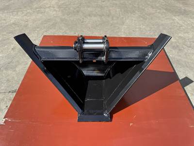 Bedrock 1 Ton Mini Excavators, Trapezoidal V-Shape Bucket, 8in, 0.05 m3, 2 x 30 mm Pins
