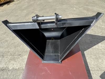 Bedrock 415-450 BHL D/E/F Backhoes, Trapezoidal V-Shape Bucket 16in, 0.34 m3, 45mm x 50mm Pins
